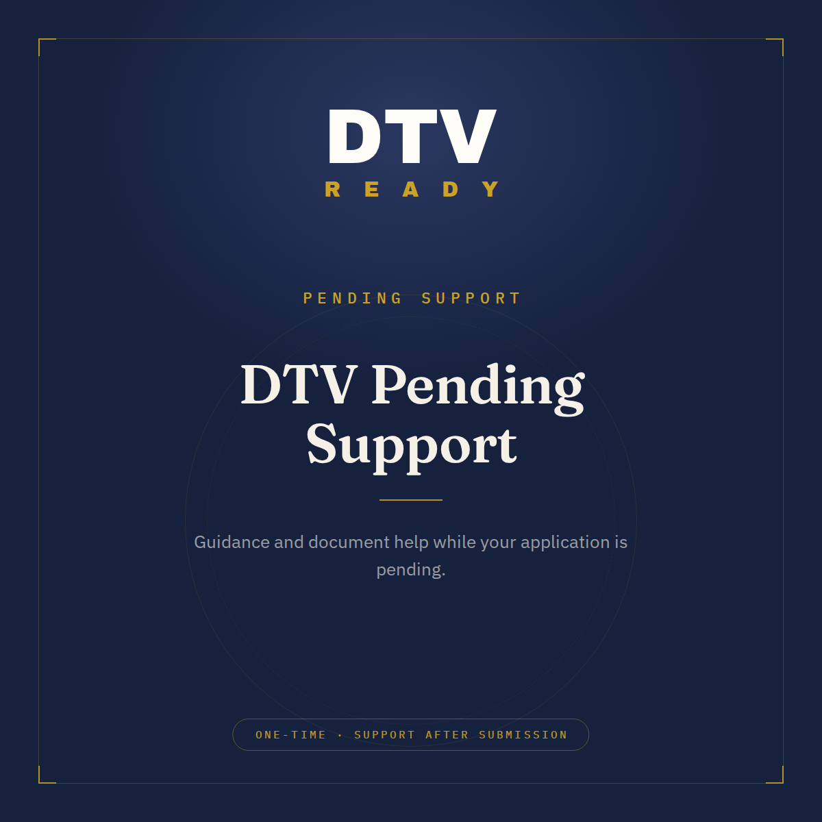 DTV Pending Support