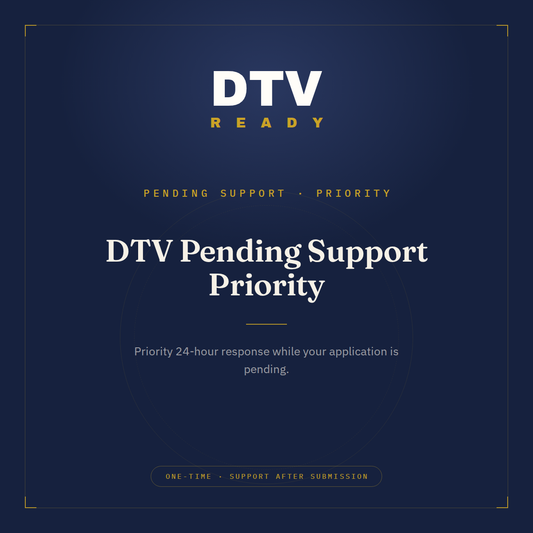 DTV Pending Support Priority